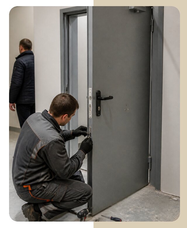 Ремонт противопожарной двери в Рыбинске по цене 6765 р. | ДвериЛегко-Рбн