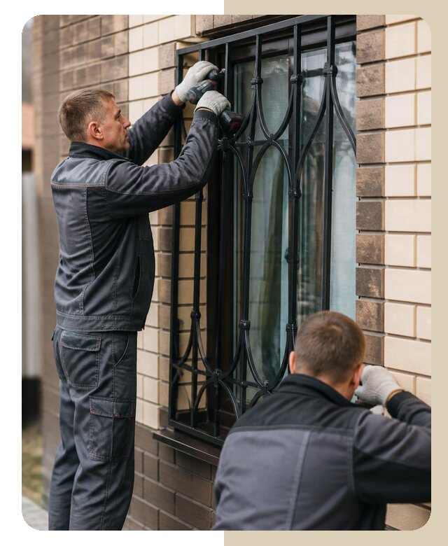 Установка решеток в дом в Рыбинске по цене от 3643 р. | ДвериЛегко-Рбн