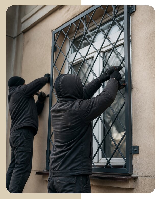Установка антивандальных решеток на окна в Рыбинске